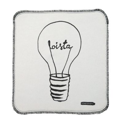 Loista tiskirätti valko-musta – bambuinen kestotiskirätti