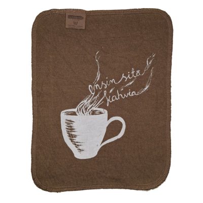 Ensin sitä kahvia tiskirätti ruskea – bambuinen kestotiskirätti