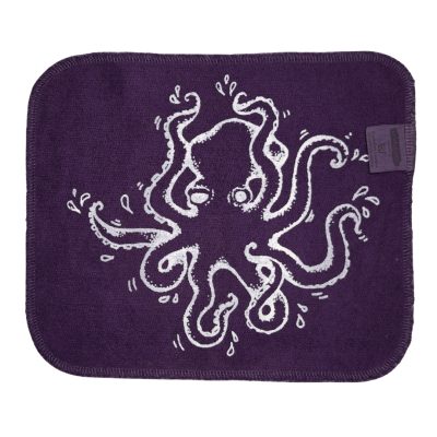 Mustekala tiskirätti violetti – bambuinen kestotiskirätti