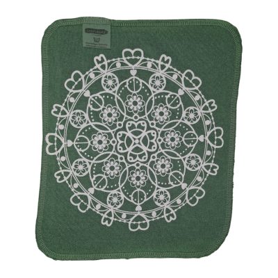 Pitsi tiskirätti tummanvihreä – bambuinen kestotiskirätti